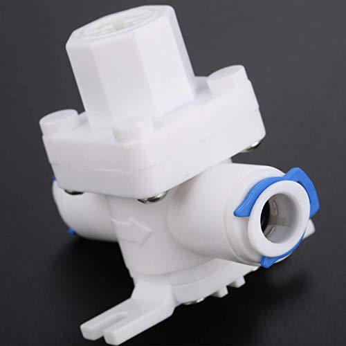 Yetaha RO Water Pressure Regulator, Water Flow Regulator, 1/4" OD Quick Connect Pressure Reducing Valve for Reverse Osmosis Systems
