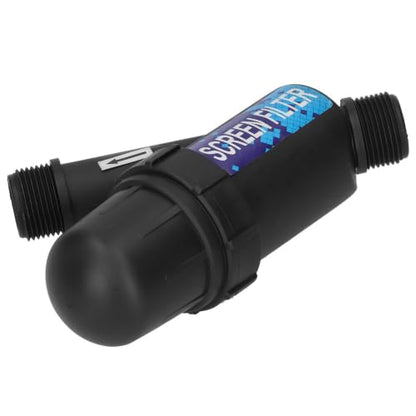 1 Inch Y Mesh Screen Water Filter, G1 Male Thread Inline Irrigation Strainer, Washable Reusable Filter for Drip Irrigation