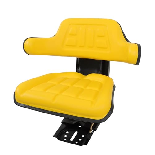 Comfortable Yellow Suspension Tractor Seat