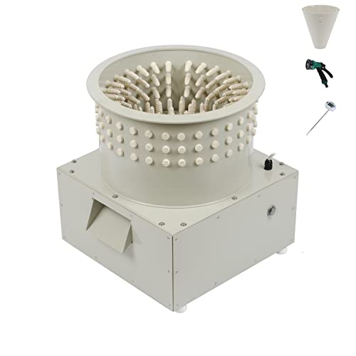 PluckerUkraine Quail Plucker Machine Mini 330 - Poultry Feather Remover for Small Chicken Quail Pigeon with Small Soft Fingers 13″Drum 110V-Plucker KIT (Quail Plucker Machine) (New)