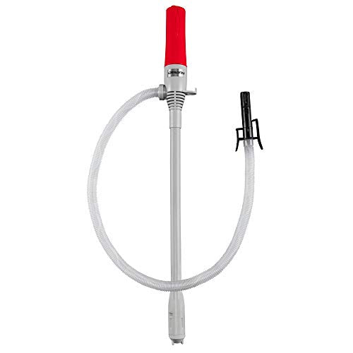 DEWAY Fuel Transfer Pump, WAYPUMP13, Gas Can Pump, Auto Stop, Gray, Large - style: Auto-Stop with Beep