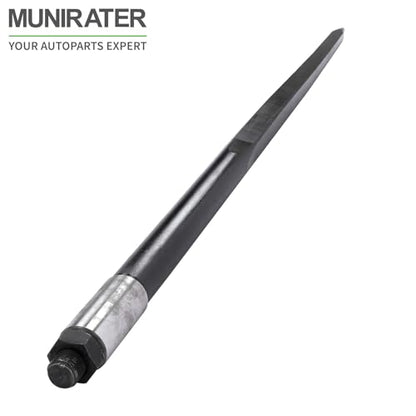 munirater 1PCS 49In Black Hay Bale Piercing Fork 4500lbs