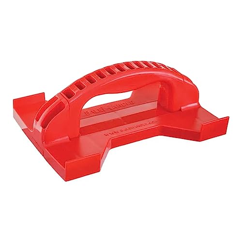Reinsman Bale Handle - Rugged Construction Ergonomic Carry Handle for Moving Square Hay Bales with Ease - Red
