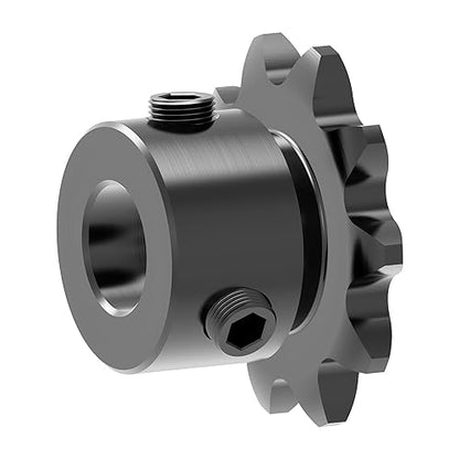 12 Tooth Roller Chain Sprocket, 25 Chain, 12mm Bore - size: 12T/12mm Bore
