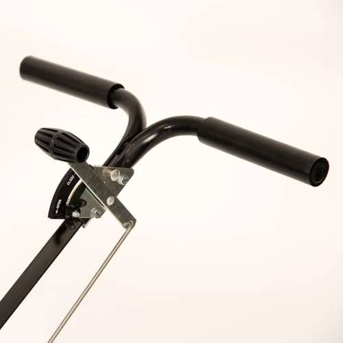 EarthWay Polar Tech 65 LB (29 KG) Professional Ice Melt Broadcast Walk Behind Spreader with 13" Pneumatic Tires, Adjustable Handle, and Solid Linkage Control