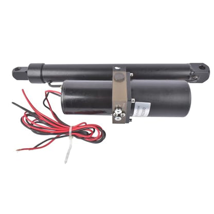 Heavy Duty Hydraulic Linear Actuator 12V, 1700LBS Max Load 12 Inch Stroke 3000RPM Motor High Thrust Electric Lift for Farm Equipment Lift Platform Snow Blower Boat for Truck
