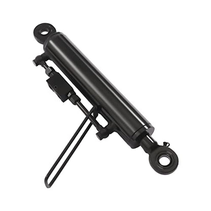 Hydraulic Top Link. 1-1 with Locking Block 16 1/8” - 22 7/16”, with 2 x Hose, Two-Way Design and Good Sealing, for Construction, Transportation, Agriculture, Material Treatment
