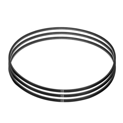 uxcell 3pcs A59 or 4L610 Classic Wrapped Rubber V-Belt, 59"(1500mm) Inside Circumference, A Profile V Belt - size: A59