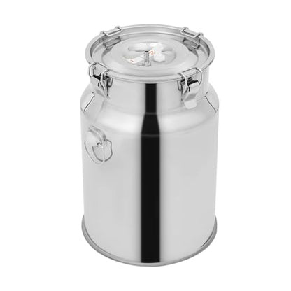 10L Goat Milking Machine, Continuously Adjustable Suction Pulsation Vacuum Electric Milker, Portable Milking Machine for Cows and Goats with Food Grade Stainless Steel Milk Bucket - size: 10L Milk Bucket