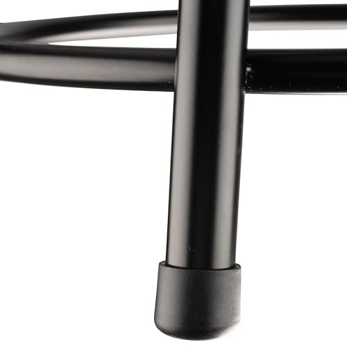 National Public Seating 24" High Heavy Duty Steel Stool, Black - color: Black, size: 24"