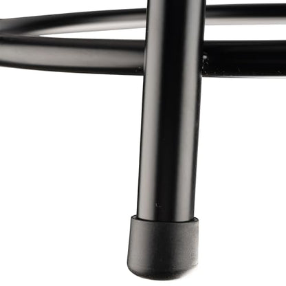 National Public Seating 24" High Heavy Duty Steel Stool, Black - color: Black, size: 24"