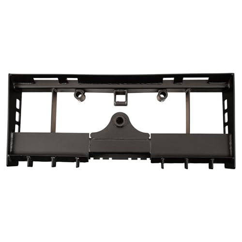 3000lb Heavy-Duty Pallet Fork Frame W Receiver Hitch& Spear Sleeves Skid Steer