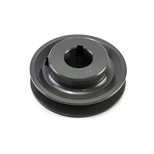 QWORK Single Groove Web Sheaves, 3.05" OD 7/8" Bore V-Belt Sheave for V-Belt, AK3078