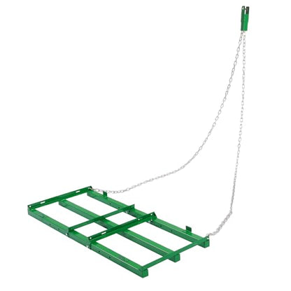 4FT Drag Harrow Driveway Grader Tow Behind Drag Lawn Leveling Rake
