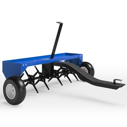 Garvee 40" Tow Behind Lawn Aerator, Universal Hitch, ATV/UTV/Tractor - size: 40"