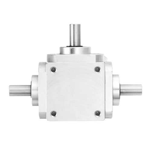 uxcell Gear Box 90 Degree Right Angle Bevel Gearbox 1:1 Reversing Double Output Shaft 1 Module 20 Teeth Bevel Gear Aluminum Frame Simple Mechanical DIY Module 8mm Shaft,92x66x30mm(LxWxH) - size: 8mm Shaft, style: Reversing Double Output