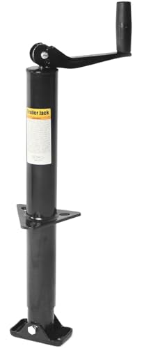 MaxxHaul 70159 14" Lift A-Frame Mount Trailer Jack with Top Wind - 2000 lbs. Capacity - style: A-Frame Mount