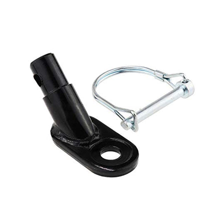 Bike Trailer Hitch Connector, Cycling Adapter Accessories (Black) - color: black