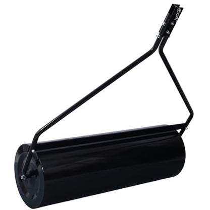 Geelife Iron Garden Lawn Roller with 26-Gallon Capacity, 40" Width, ATV Tow-Behind, Black