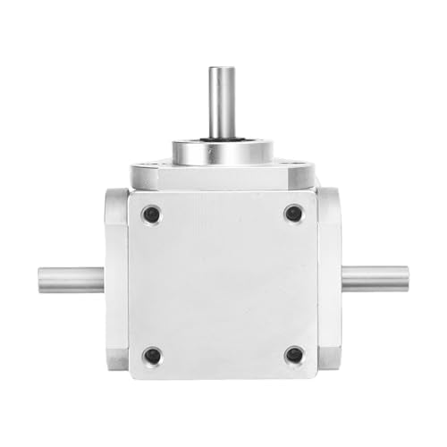 uxcell Gear Box 90 Degree Right Angle Bevel Gearbox 1:1 Forward Double Output Shaft 1 Module 20 Teeth Bevel Gear Aluminum Frame Simple Mechanical DIY Module 6mm Shaft,80x66x30mm(LxWxH) - size: 6mm Shaft, style: Forward Double Output