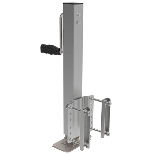 2500Lbs Heavy Duty Trailer Jack, Fixed Mount Jack with Drop Leg