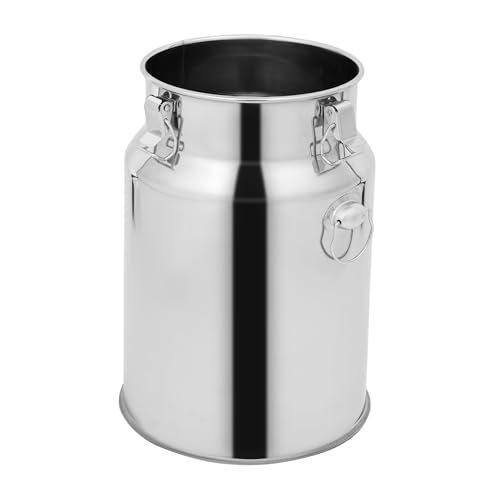 Milking Machine, 3.7 Gal Capacity 2-in-1 Pulsation Cow Milking Machines Adjustable Electric Cow Milker Portable Electric Goat Milk Machine w/Stainless Steel Milk Bucket for Family Farm(10L/ 2.64Gal) - size: 10L/ 2.64Gal