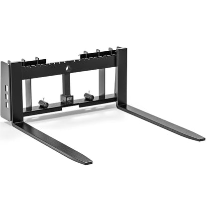 YITAMOTOR 45" 4000 lbs Pallet Forks Frame Attachment & 48" Forklift Blades