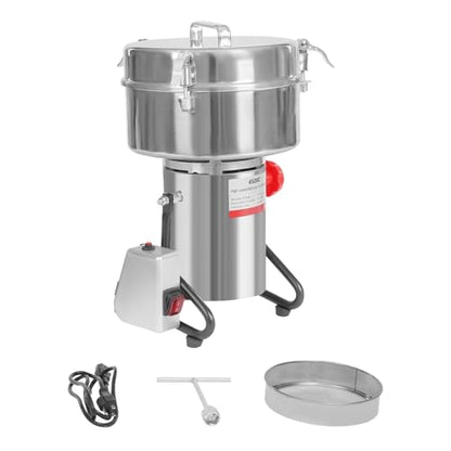 Electric Grain Mill Grinder, 4500g/9.92lb High-speed 30000r/min Food Grinder, 110V 5000W Countertop Grain Mill for Dry Spice Herbs Grains Coffee Rice Pepper (4500g) - size: 4500g