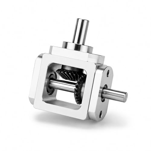 90 Degree Right Angle Gearbox 1:1 Bevel Gear Drive - size: 10mm Single Output Shafts