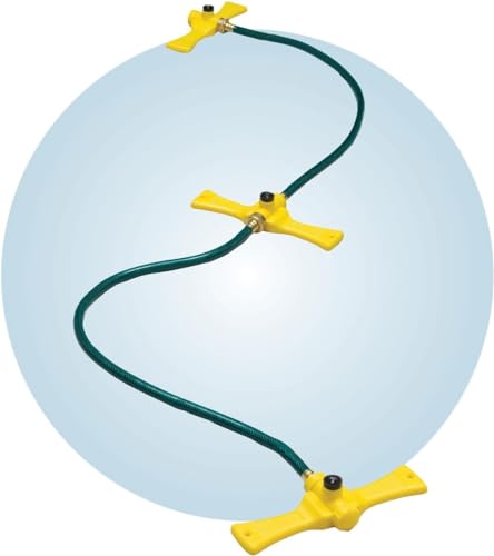 Orbit 58092N Port-A-Rain Hose Watering Sprinkler System, Green (3-Pack) - size: 3-Pack