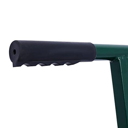 24'' Peat Moss Spreader with Metal Mesh Basket T-Handle for Garden
