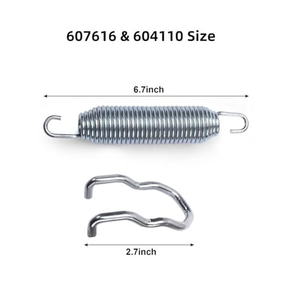 607616 Deck Idler Tension Spring & 604110 Anchor Replacement for Hustler - style: 1PC