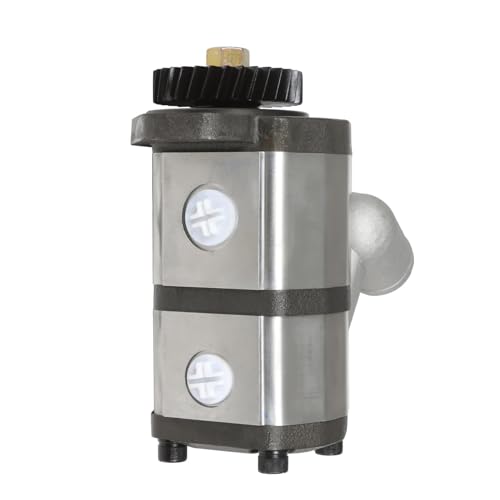 Dual-Circuit Tandem Hydraulic Gear Pump, Replace RE73947 RE72058