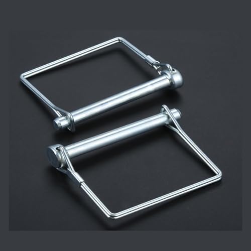 5/16" x 2-3/4" Trailer Hitch Pin 10 Pack, Heavy Duty Carbon Steel Hitch Locking Pins, Zinc Plated Rust-Resistant Coupler Pins for Utility Trailer, RV, Boat, Lawn Tractor, Farm Equipment - size: 5/16x2-3/4inch