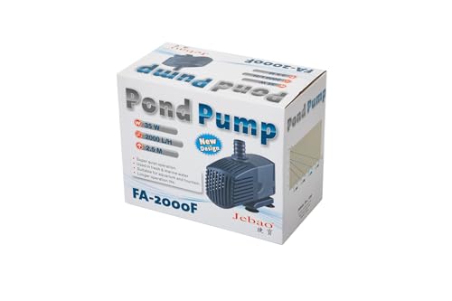 Jebao FA-2000F Submersible Water Pump, 530 GPH - size: 530 GPH