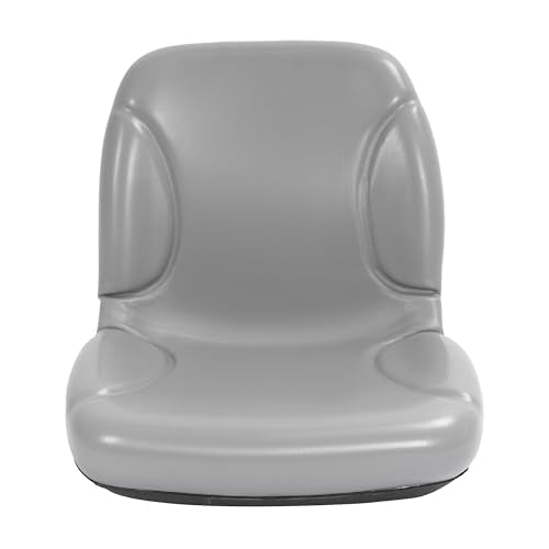 Wutist Compact Tractor Seat Compatible with New Holland Tractor TC Boomer Workmaster Series Models Replacement for 87385235 Plastic Gray