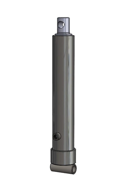 Hydraulic Telescopic Cylinder 2 Stages, 27.6 Inch Stroke, 13200 Lbs Capacity