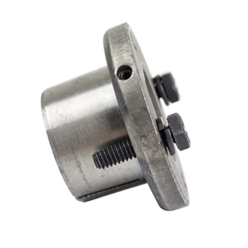 Cast Iron 7.75" Dual Groove Pulley Belt B Section 5L with 1-1/4" Sheave Bushing 2BK80H