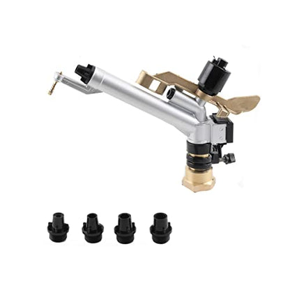 1.5" Impact Spray Gun Sprinkler, 360° Adjustable