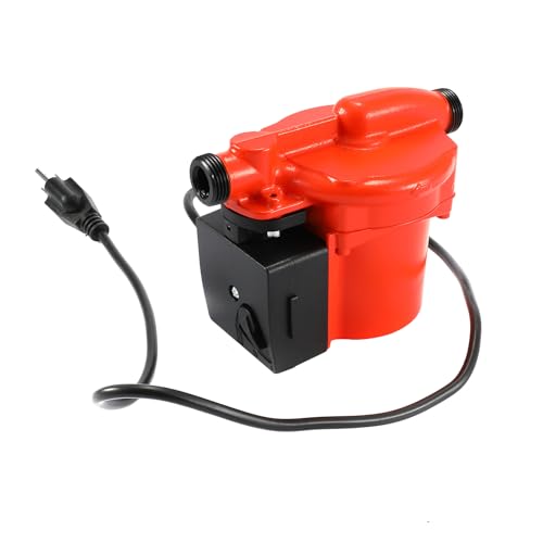 LPA15-90 1/6 HP Pressurizing Pump Black, Industrial, Plastic, 25 L/min Flow, 9m Max Height