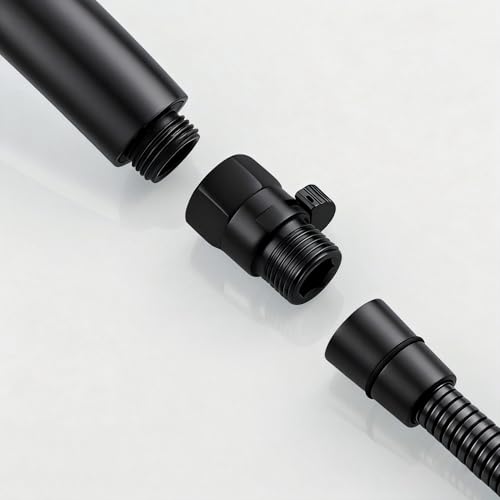 Shower Flow Control Valve G1/2 IPS Black - color: Matte Black