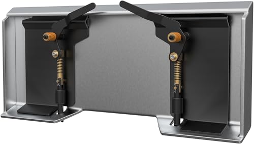 YITAMOTOR 1/4" Skid Steer Mount Plate Attachment & Quick Attach Adapter - size: 1/4 Inch