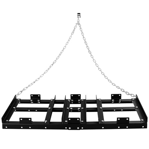 4FT Heavy Duty Drag Harrow Driveway Grader Power Rake - size: 4FT