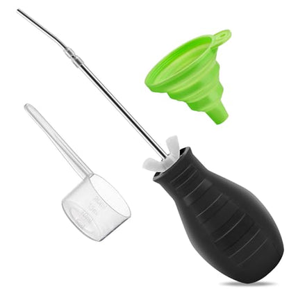 Sbestily Diatomaceous Earth Bulb Duster Powder Applicator, with Long Tubes