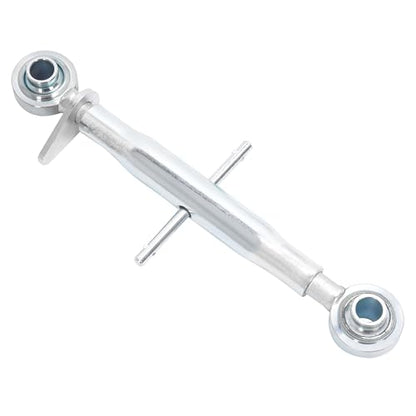 ALMULOO 3-Point Hitch Top Link Compatible with Category 1 Tractors Steel+White Zinc Galvanized