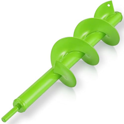 4 x 16'' Heavy Duty Auger Drill Bit for Planting (Green) - color: Green