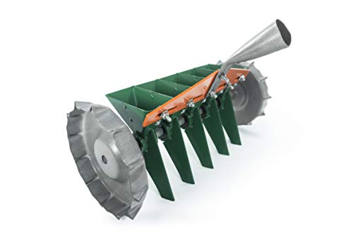 Varomorus Metal Precision Manual Seeder for Vegetables Greens Onion Radish Beets (5-Row) - size: 5-Row