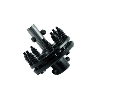Rotary Cutter PTO Slip Clutch, 1-3/8" Smooth Bore on Both Ends, Adjustable 30–50 HP, 900 N·m, Shear Bolt Connection
