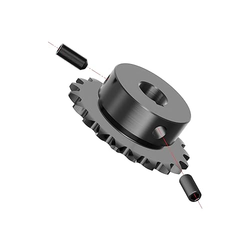 20 Tooth Roller Chain Sprocket, 25 Chain, 20mm Bore, Kw - size: 20T/20(6x2.8)mm keyway