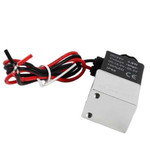 Garosa 2-Way Solenoid Valve, 24V DC G1/4 Direct Acting